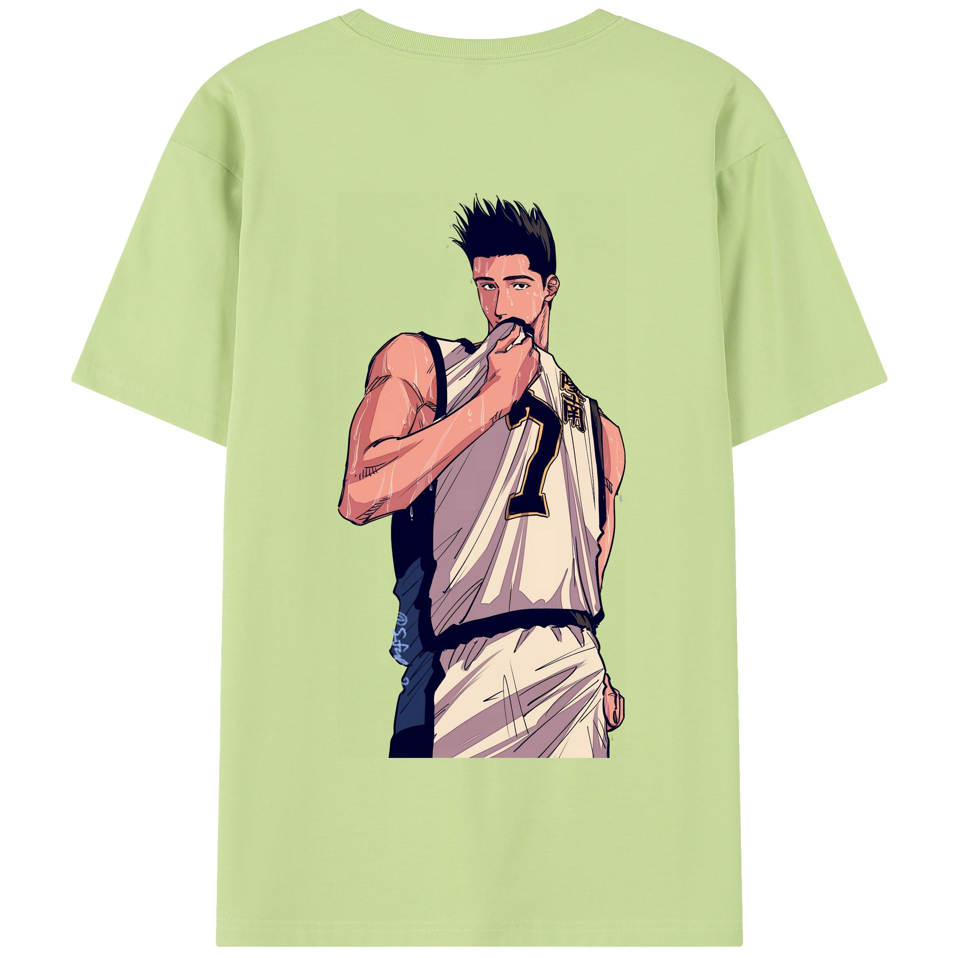 SLAM DUNK／スラムダンク 綿100％半袖Tシャツ（背面プリント）
